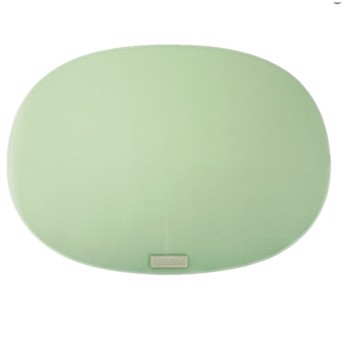 Ovale Gummi Dækkeservietter - Pastel grøn